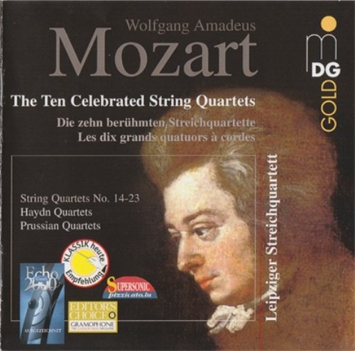 Leipziger Streichquartett - Mozart: The Ten Celebrated String Quartets (5CD) (2011)