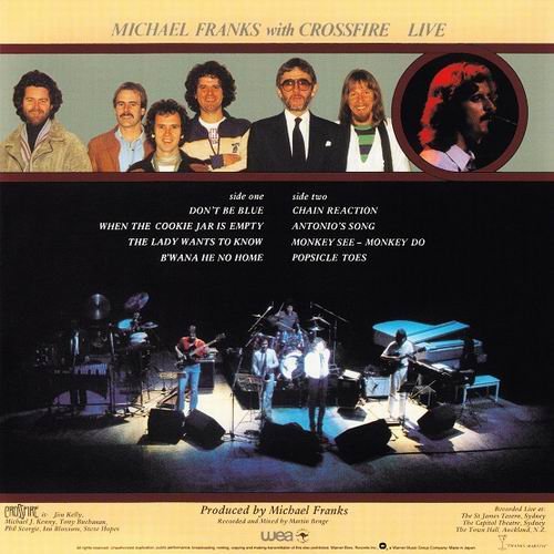 Michael Franks - with Crossfire Live (2001) Flac