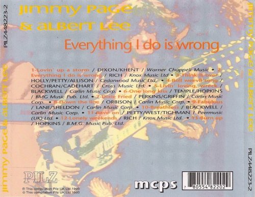 Jimmy Page and Albert Lee - Everything I Do Is Wrong (1993)