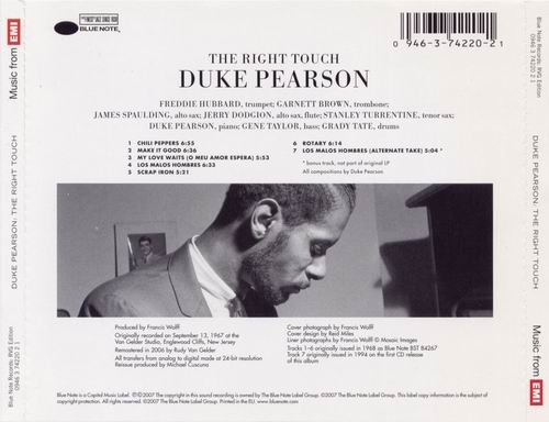 Duke Pearson - The Right Touch (1968)