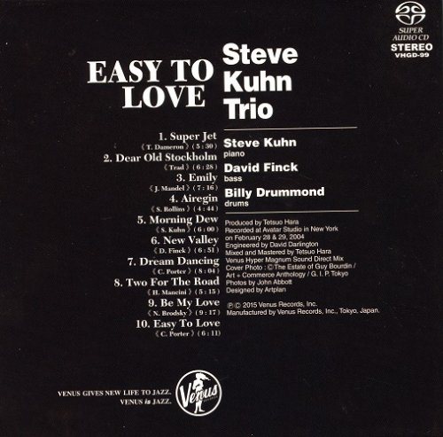 Steve Kuhn Trio - Easy to Love (2004) [2015 SACD]