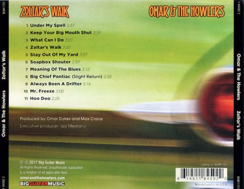 Omar & The Howlers - Zoltar's Walk (2017) CD-Rip
