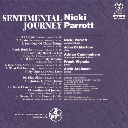 Nicki Parrott - Sentimental Journey (2015) [SACD]