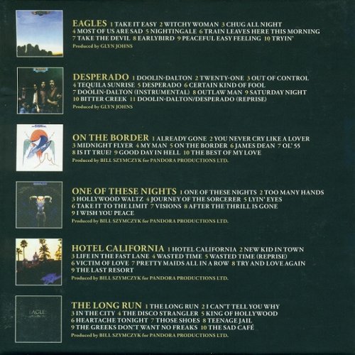 Eagles - The Studio Albums 1972-1979 [6CD, Box Set] (2013) FLAC