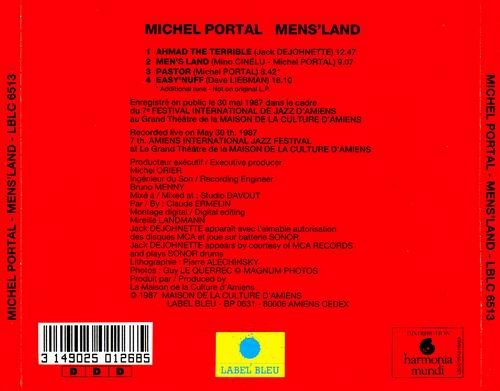 Michel Portal - Men's Land (1987)