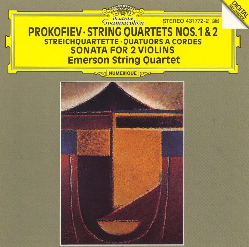 Emerson String Quartet - Sergei Prokofiev: String Quartets Nos.1 & 2, Sonata for 2 Violins (1992)