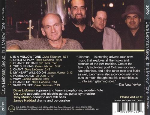 Dave Liebman Group - In a Mellow Tone (2004)