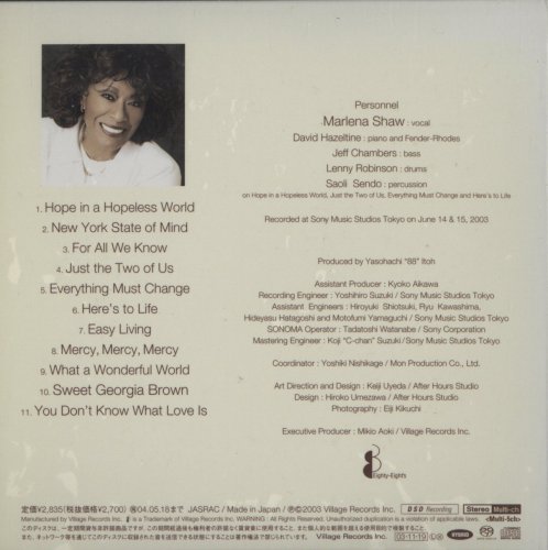 Marlena Shaw - Lookin' For Love (2003) [SACD]
