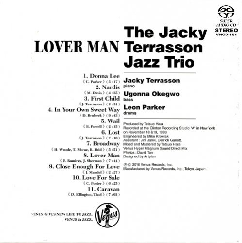 The Jacky Terrasson Jazz Trio - Lover Man (1993) [2016 SACD]