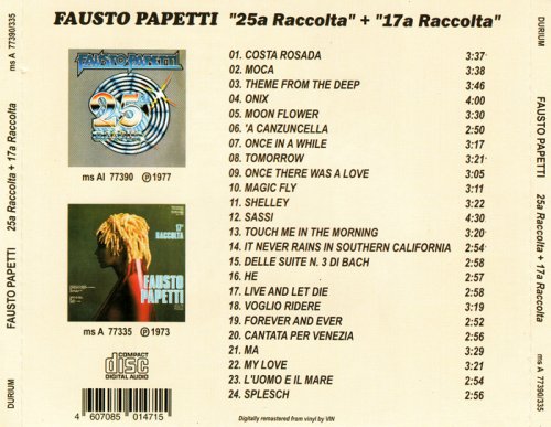 Fausto Papetti - 25a Raccolta + 17a Raccolta