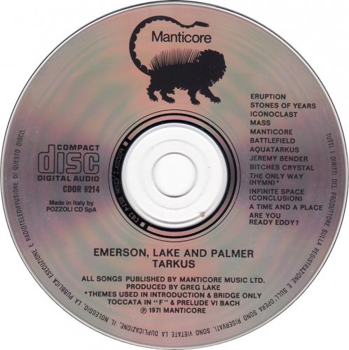 Emerson Lake & Palmer - Tarkus (1971) {Reissue}