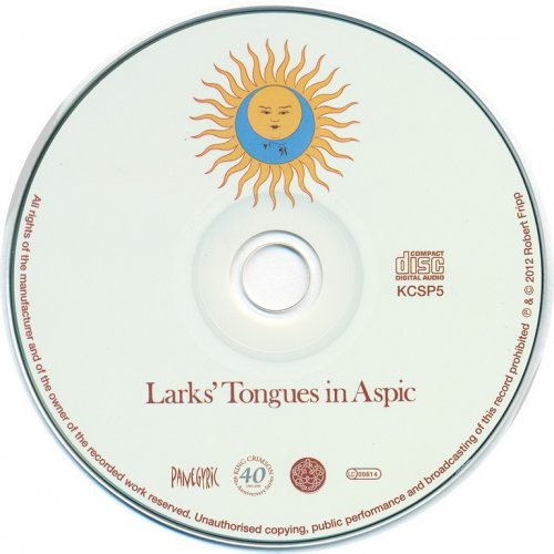 King Crimson - Larks' Tongues In Aspic (1973) {2012, 40th Anniversary Edition} CD+DVD-A/V