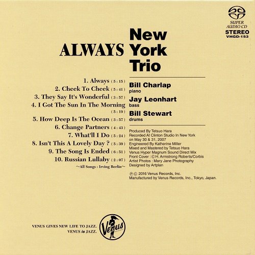 New York Trio (feat. Bill Charlap) - Always (2008) [2016 SACD]