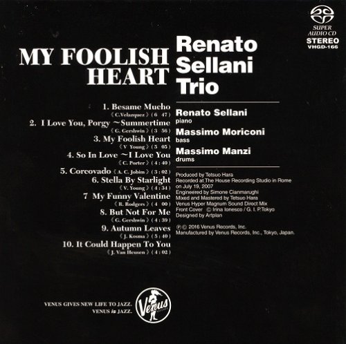 The Renato Sellani Trio - My Foolish Heart (2008) [2016 SACD]