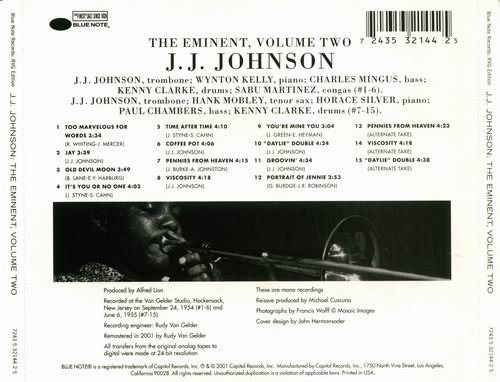 J.J.Johnson - The Eminent, Vol.2 (1955)