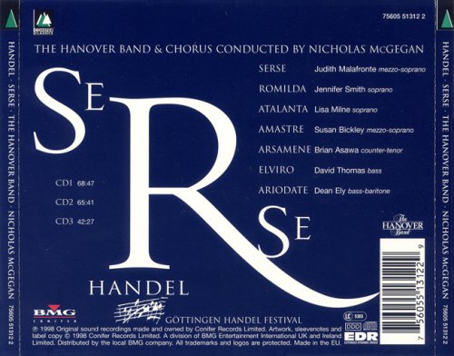 Nicholas McGegan & Hanover Band - Handel: Serse (Xerxes) (1998)
