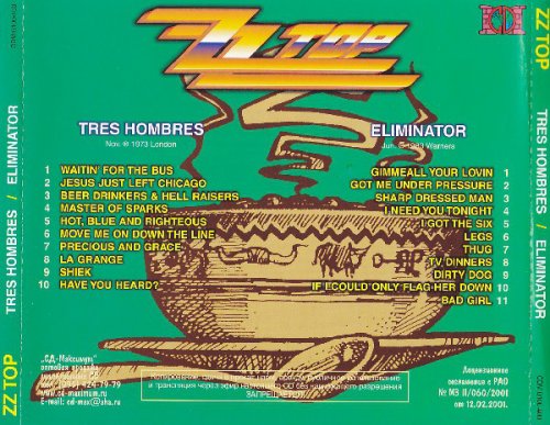ZZ Top - Tres Hombres / Eliminator (2001)