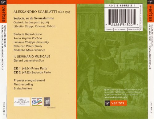 VA - Alessandro Scarlatti: Sedecia, re di Gerusalemme (2001)