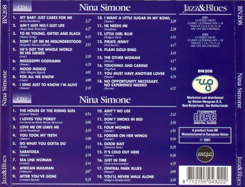 Nina Simone - 36 Outstanding Jazz Tracks (2CD Collection) (2001)