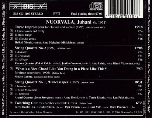 VA - What's a Nice Chord Like You Doing in a Piece Like This: Music by Juhani Nuorvala (2000)