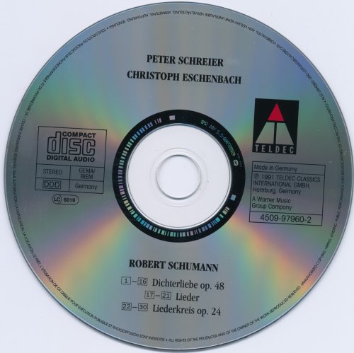 Peter Schreier, Christoph Eschenbach - Schumann: Dichterliebe op.48, Liederkreis op. 24 (1995)
