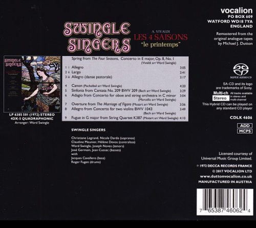 Swingle Singers - The Four Seasons (1972) [2017 SACD]