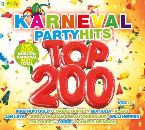 VA - Karneval Partyhits Top 200 Vol. 1 (2017)