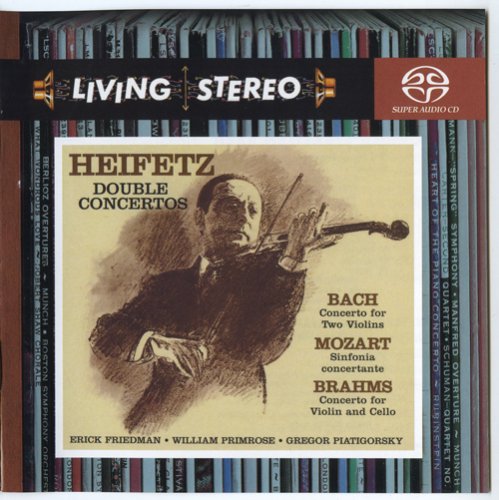 Jascha Heifetz - Bach, Mozart, Brahms: Double Concertos (1956-61) [2006 SACD]
