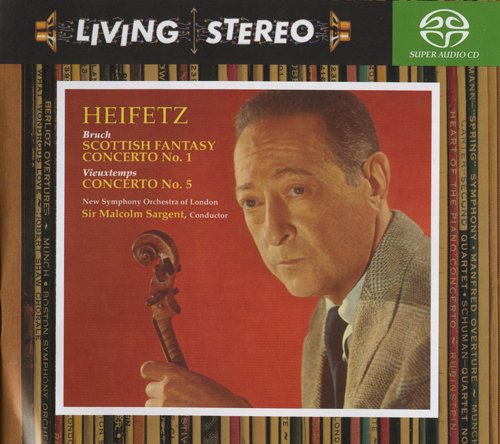 Jascha Heifetz - Bruch, Vieuxtemps: Violin Concerto (1961-62) [2006 SACD]