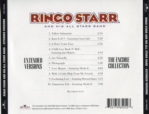 Ringo Starr and His All Starr Band - Extended Versions: The Encore Collection (2003)