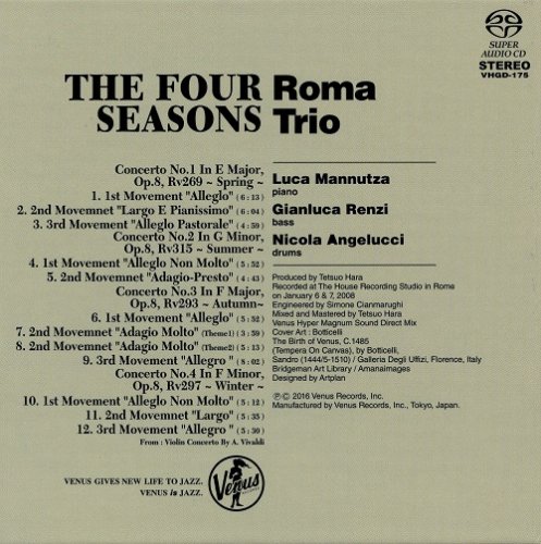 Roma Trio - The Four Seasons (2009) [2016 SACD]