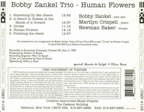 Bobby Zankel - Human Flowers (1995)