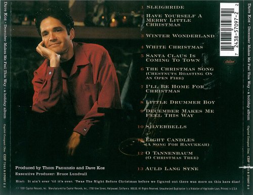 Dave Koz - December Makes Me Feel This Way (1997)