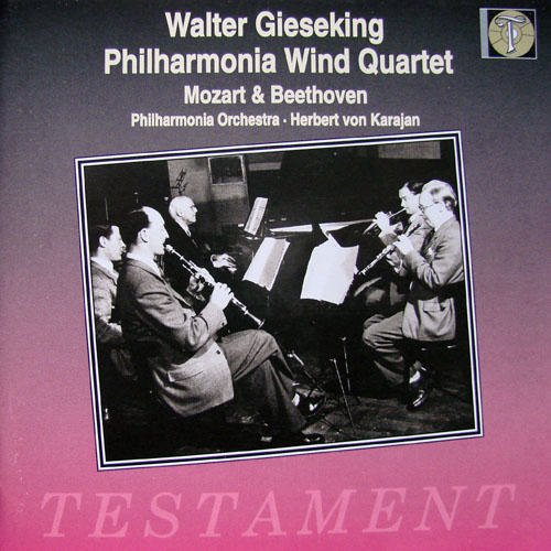 Walter Gieseking, Philharmonia Orchestra, Herbert von Karajan - Mozart, Beethoven: Philharmonia Wind Quartet (1996)