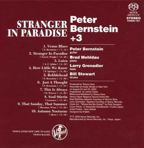 Peter Bernstein + 3 - Stranger In Paradise (2004) [2016 SACD]