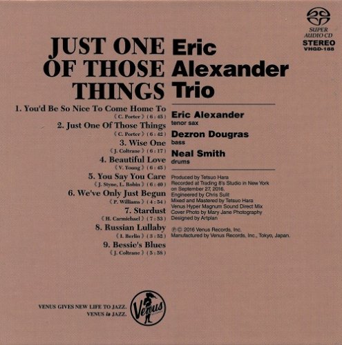 Eric Alexander Trio - Just One Of Those Things (2016) [SACD]