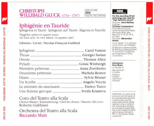 Riccardo Muti - Gluck: Iphigenie en Tauride (1993)