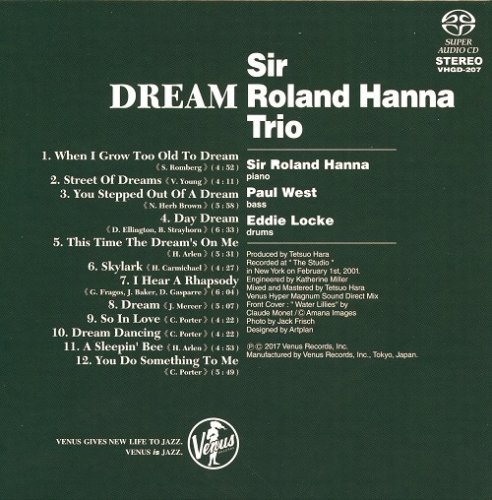 Sir Roland Hanna Trio - Dream (2001) [2017 SACD]