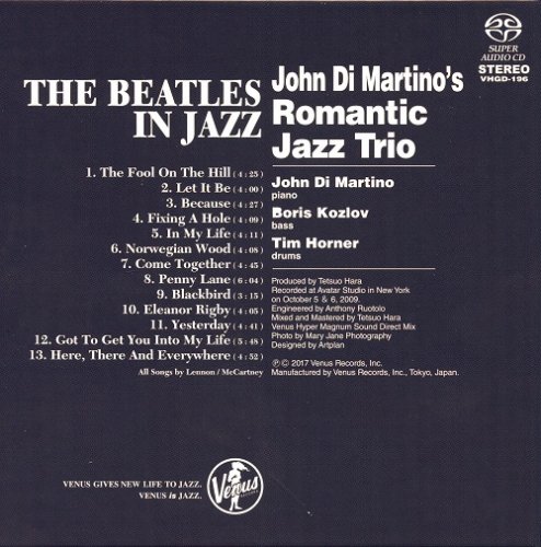 John Di Martino Romantic Jazz Trio - The Beatles In Jazz (2010) [2017 SACD]