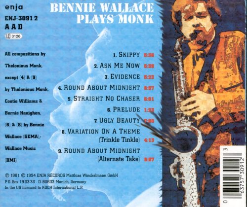 Bennie Wallace - Plays Monk (1981)