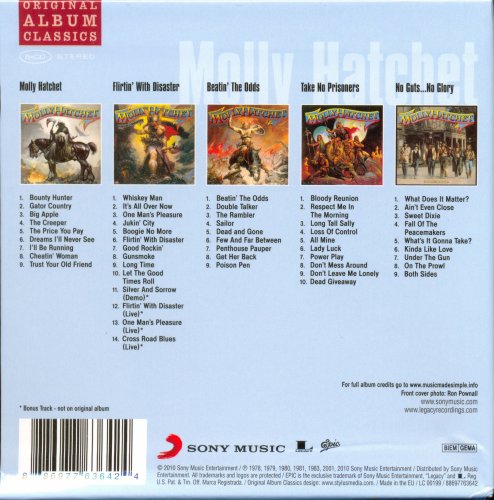 Molly Hatchet - Original Album Classics (5CD Box Set) (2010) 320 kbps