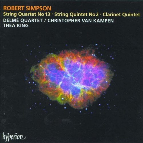 Delme String Quartet - Robert Simpson: String Quartets №13, String Quintet №2, Quintet For Clarinet and Strings (1997)