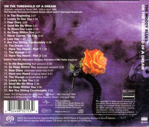 The Moody Blues - On The Threshold Of A Dream (1969) [2006 SACD]