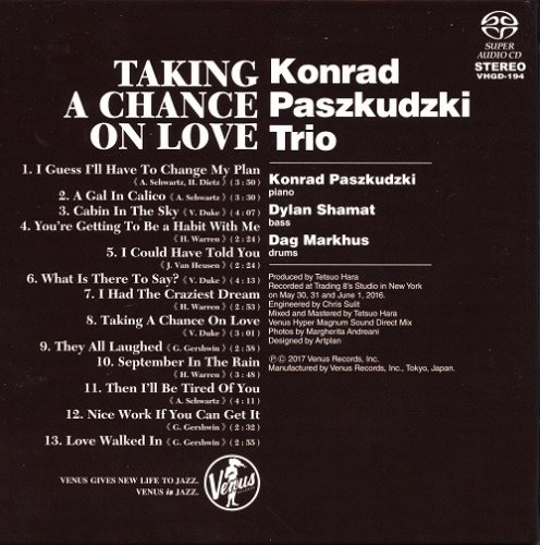 Konrad Paszkudzki Trio - Taking A Chance On Love (2017) [SACD]