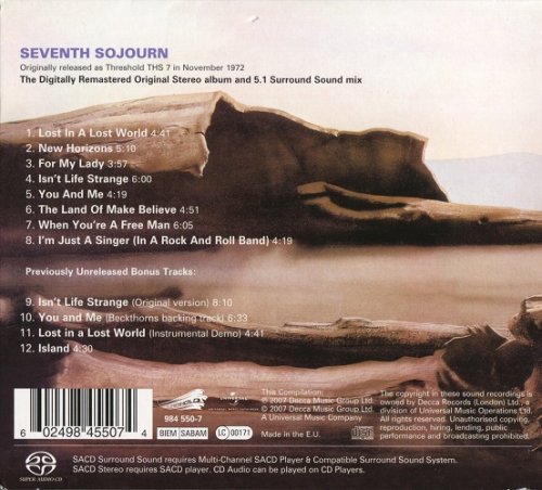 The Moody Blues - Seventh Sojourn (1972) [2007 SACD]