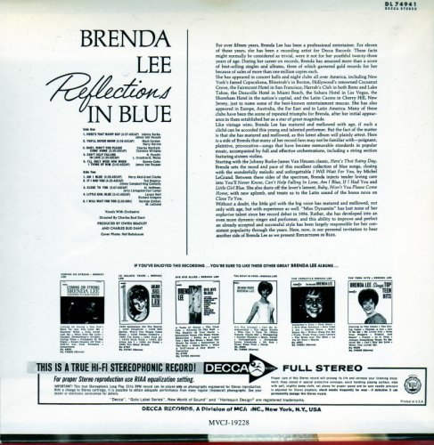 Brenda Lee - Reflections In Blue (2007)