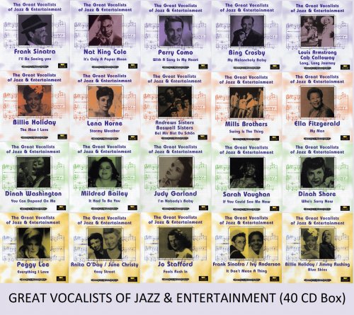 VA - The Great Vocalists Of Jazz & Entertainment [40CD] (2004) (320) [DJ]