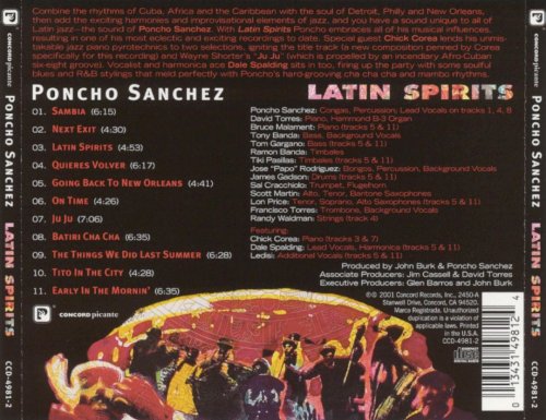 Poncho Sanchez - Latin Spirits (2001) FLAC