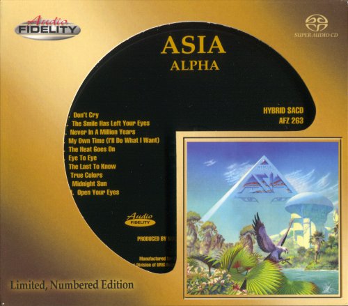 Asia - Alpha (1983, Audio Fidelity 2017) SACD