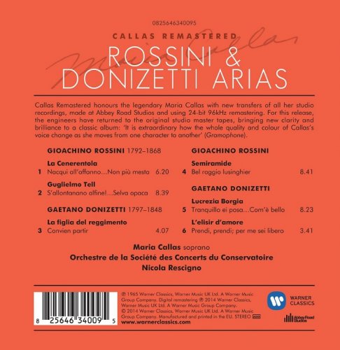 Maria Callas - Sings Rossini & Donizetti Arias (1963-64/2014) [HDTracks]